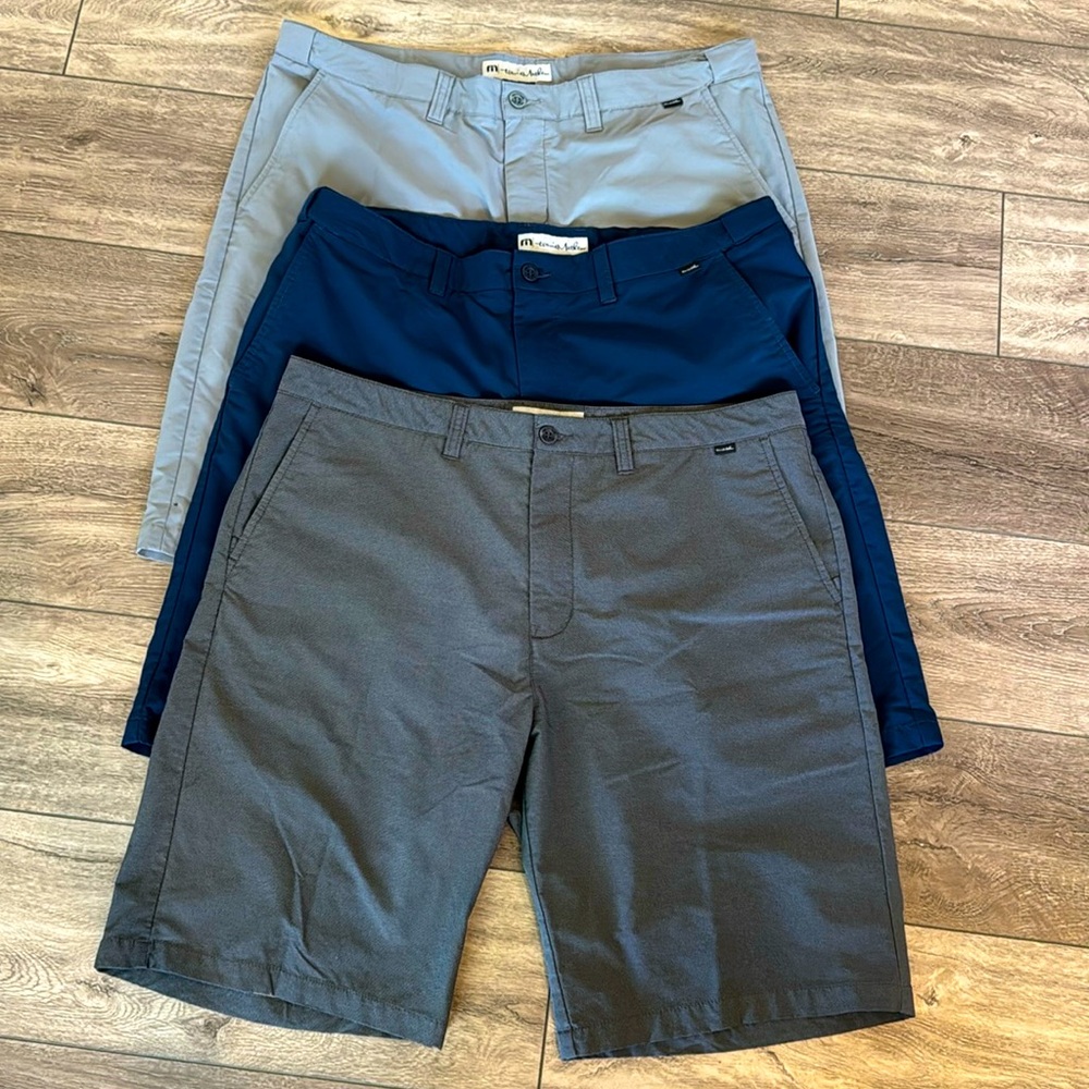 3 Travis Mathew Shorts 38